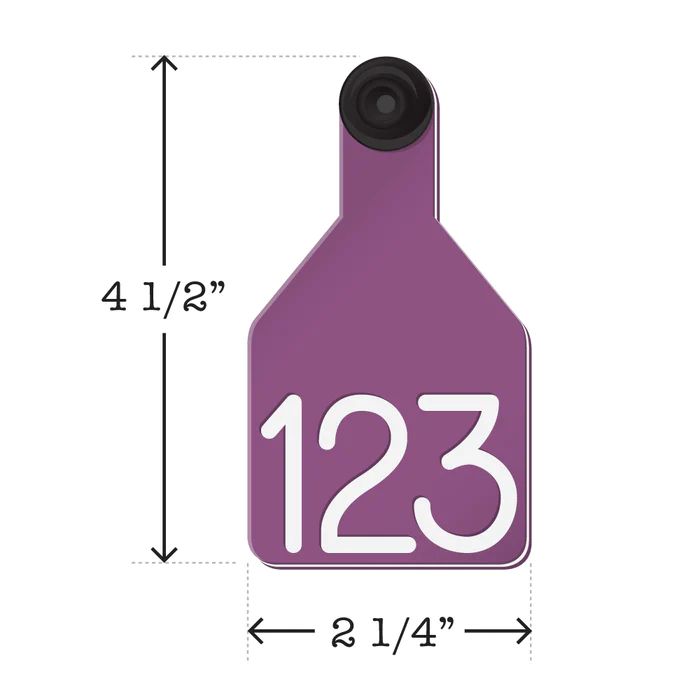 Ritchey Universal Medium Ear Tag Purple/White