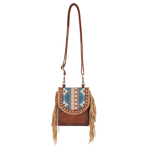 RDHC Women's Saddle Pouch- Tan with Design