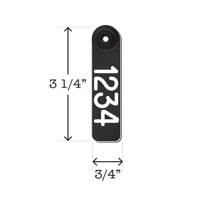 Ritchey Universal Ribbon Tag Black/White