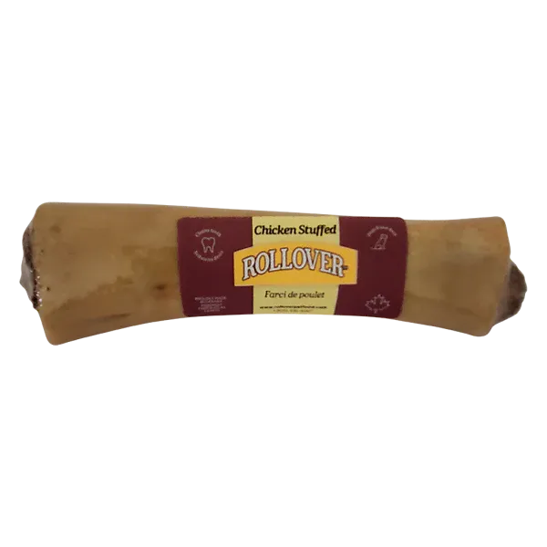 Rollover Chicken Stuffed Beef Bone Large