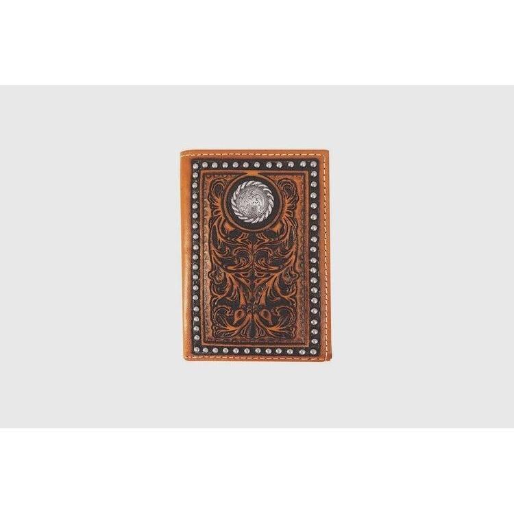 Roper Tan Trifold Wallet