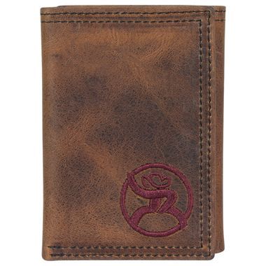 Roughy Trifold Wallet Weathered Havana