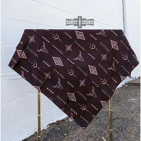 Rowdy Crowd 36x36 Wild Rag - Willie West