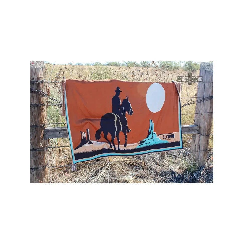 Rowdy Crowd Throw Blanket - Western Life