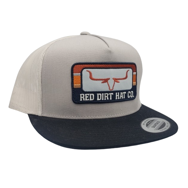 Red Dirt Runaway Flatbill Cap - Black/Silver