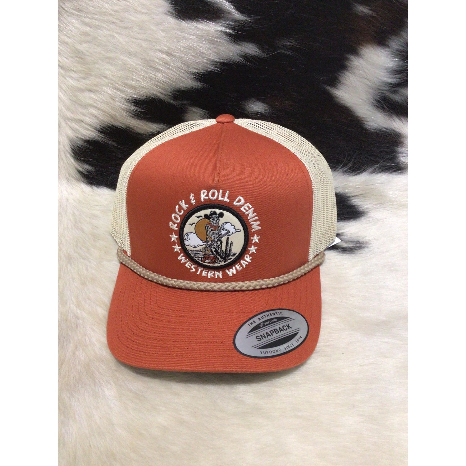 Rock &amp; Roll Unisex Cap -Rust
