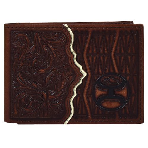 Roughy Rodeo Signature Bifold Wallet Brown Tooling