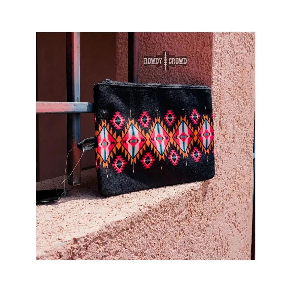 Rowdy Crowd Small Makeup Bag - Open Range