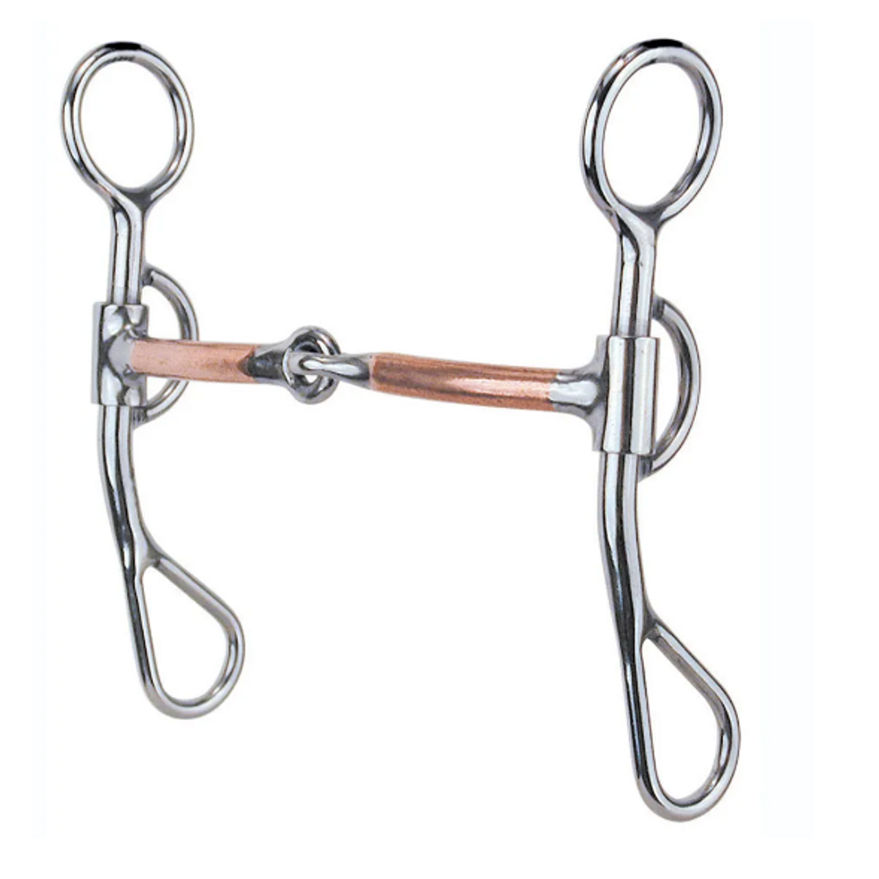 Reinsman Argentine Smooth Copper Snaffle Bit
