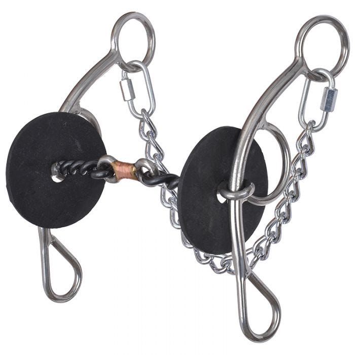 Reinsman Josey-Mitchell Fast Gag 3 Piece Sweet &amp; Sour Twisted Dogbone Bit