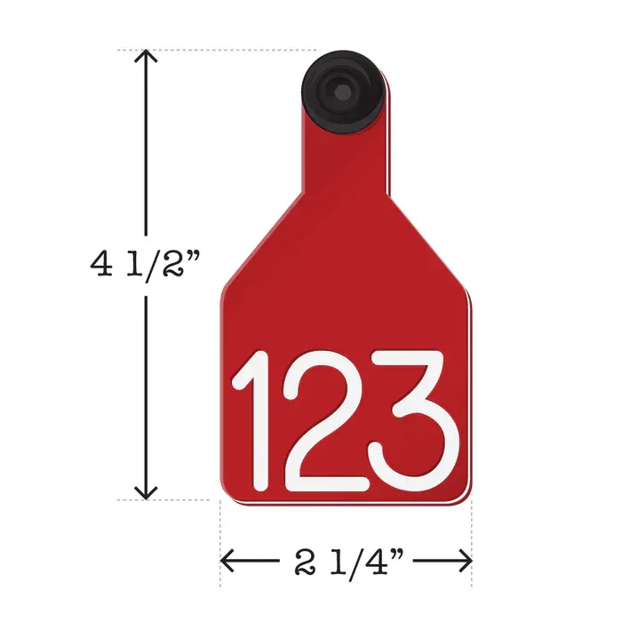 Ritchey Universal Medium Ear Tag Red/White