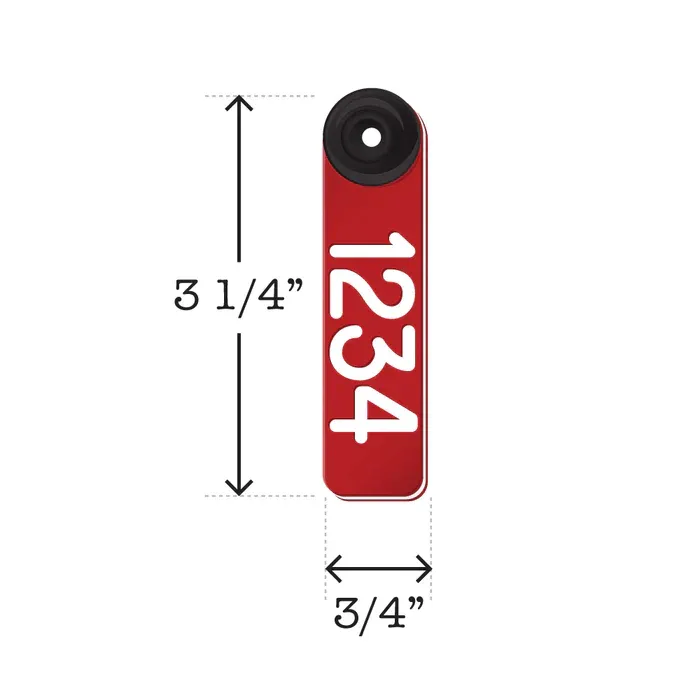 Ritchey Universal Ribbon Tag Red/White