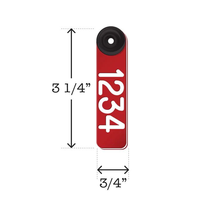 Ritchey Universal Ribbon Tag Red/White