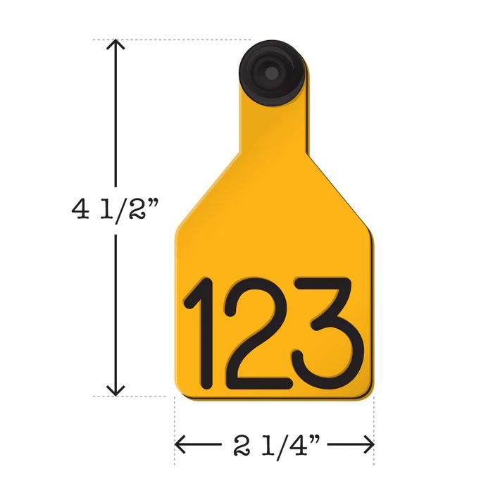 Ritchey Universal Medium Ear Tag Yellow/Black
