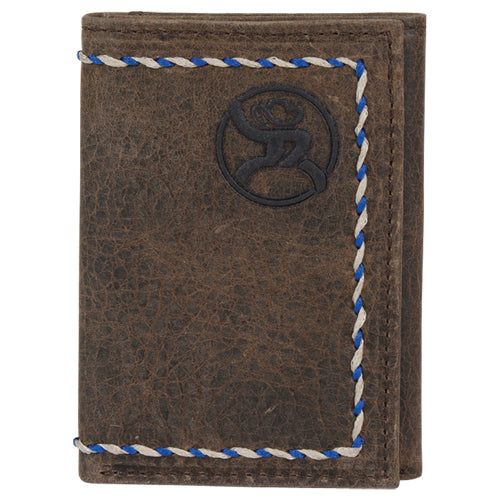 Roughy Trifold Wallet Chocolate