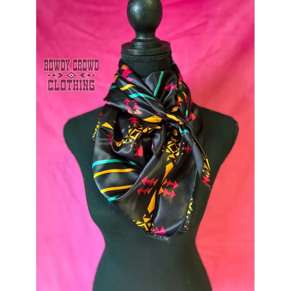 Rowdy Crowd 36x36 Wild Rag - Apache Aztec