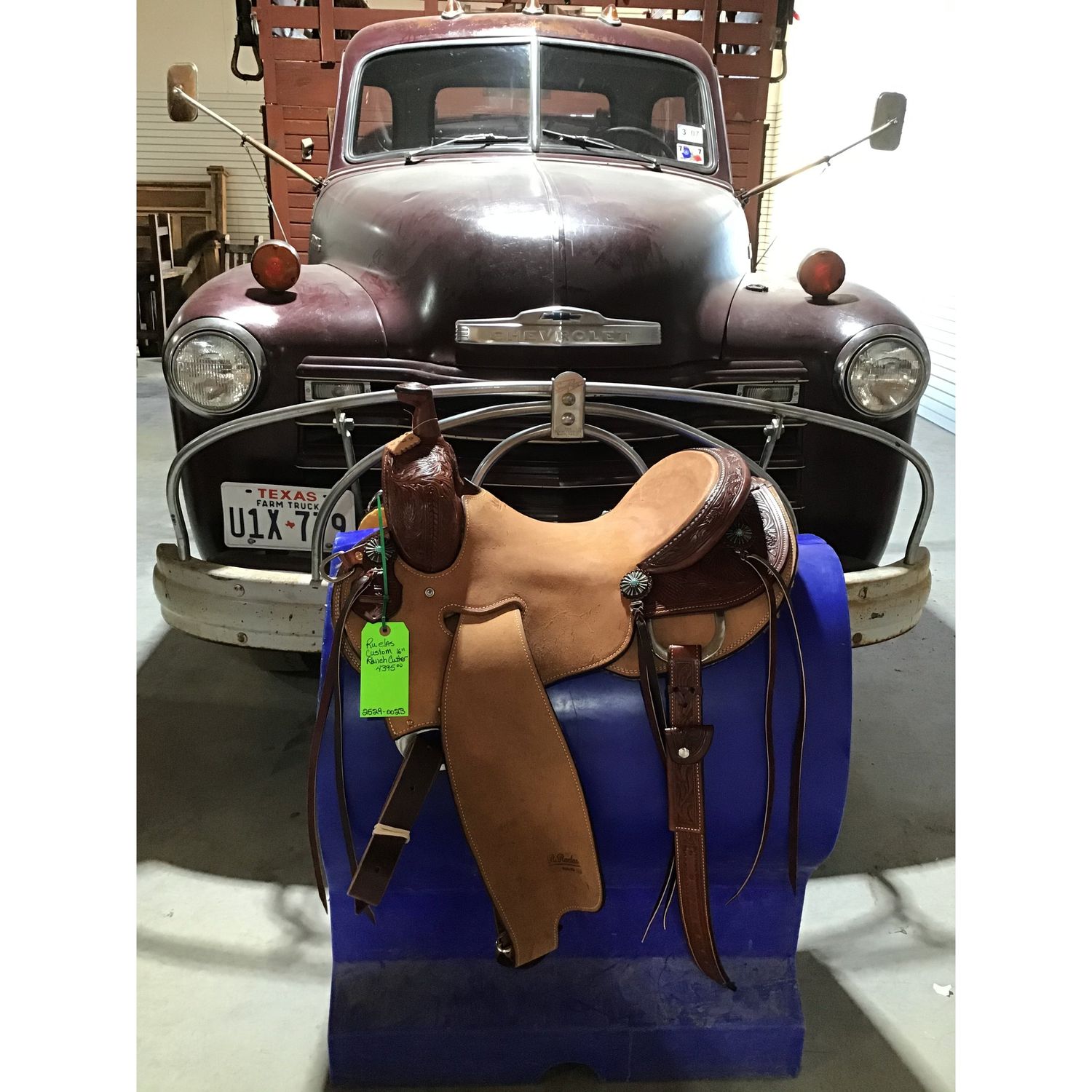 Ruelas 16" Custom Ranch Cutting Saddle - 2529-0023