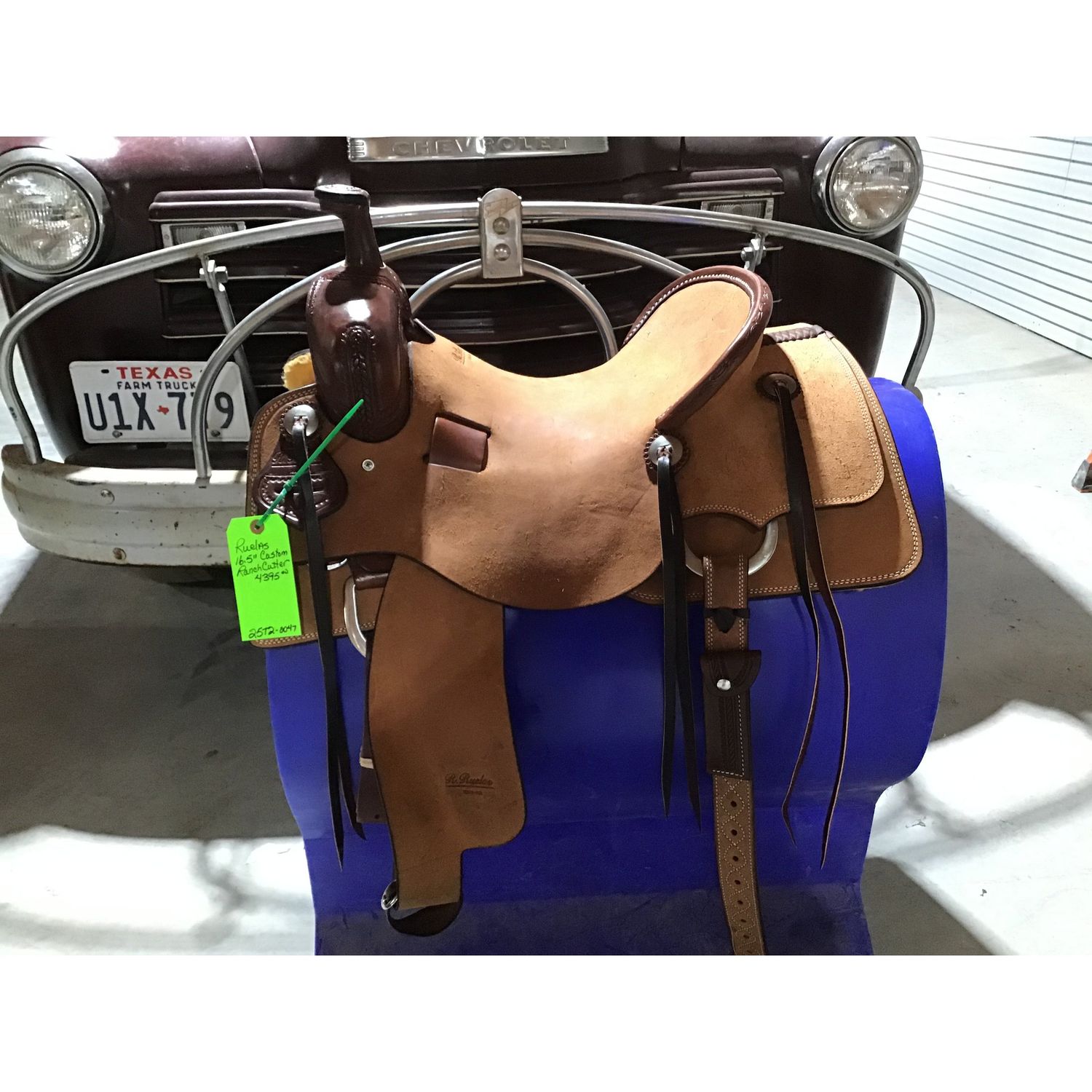 Ruelas 16.5" Custom Ranch Cutting Saddle