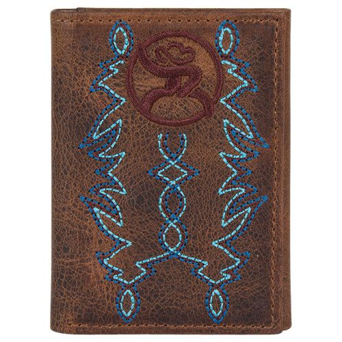 Roughy Trifold Wallet Boot Stitch