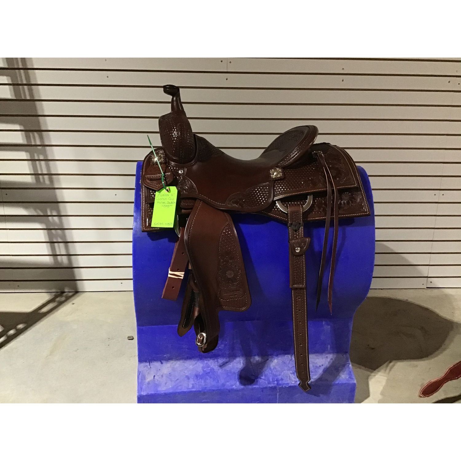 Ruelas 16" Custom Ranch Cutting Saddle - 2534-0023