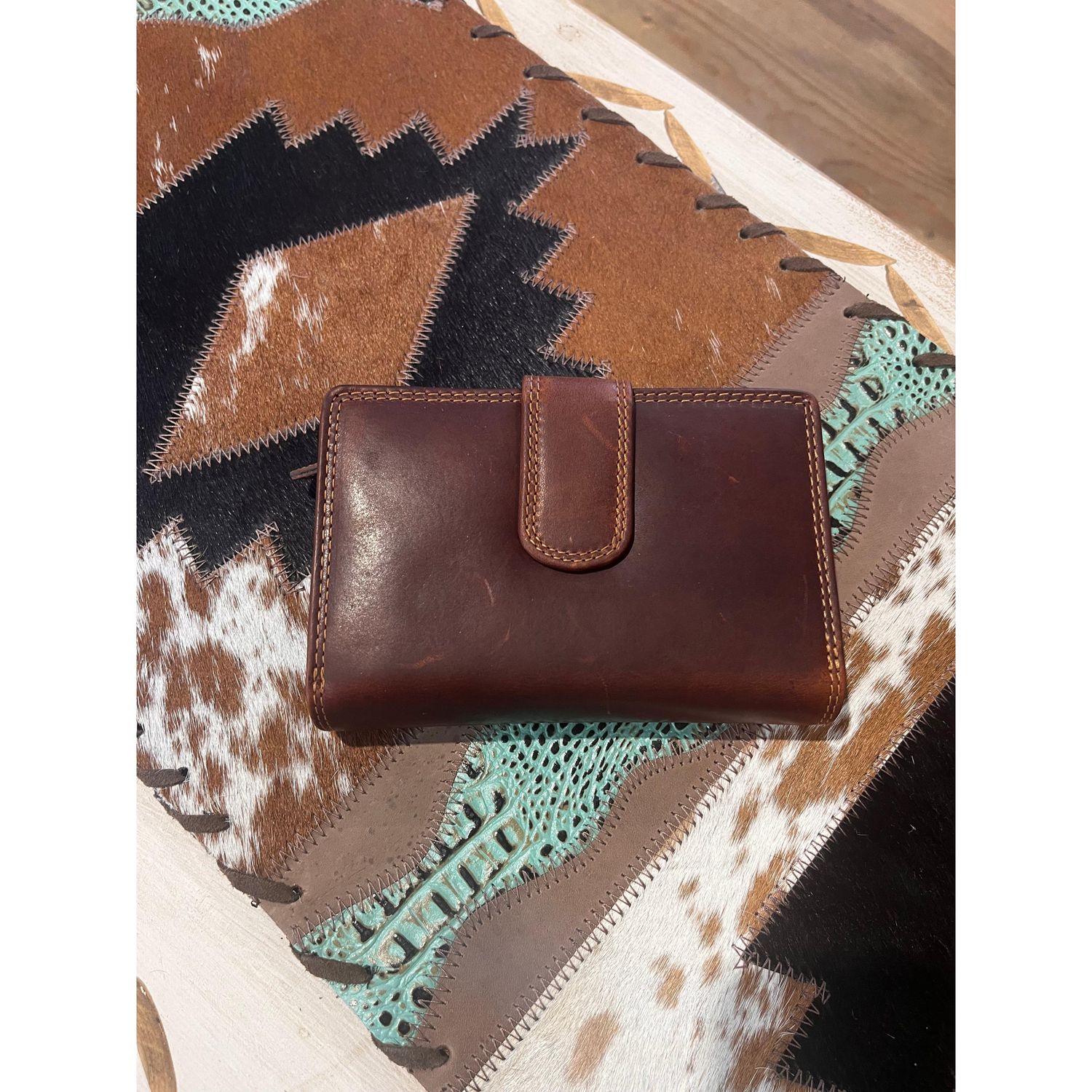 Rugged Earth Leather Wallet-1