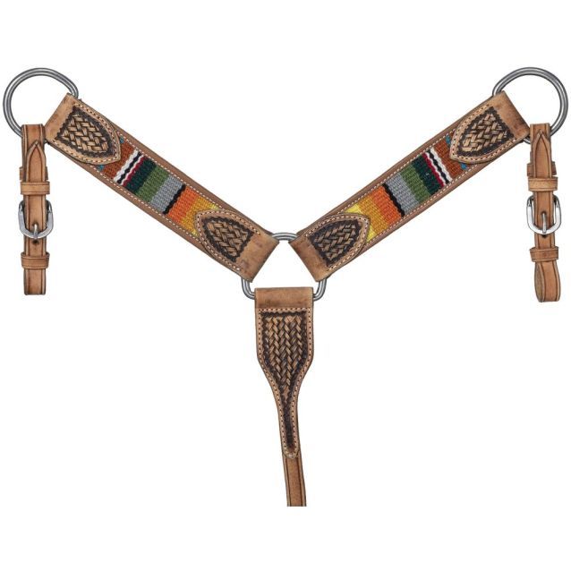 Silver Royal Mini Serape Belt Breast Collar