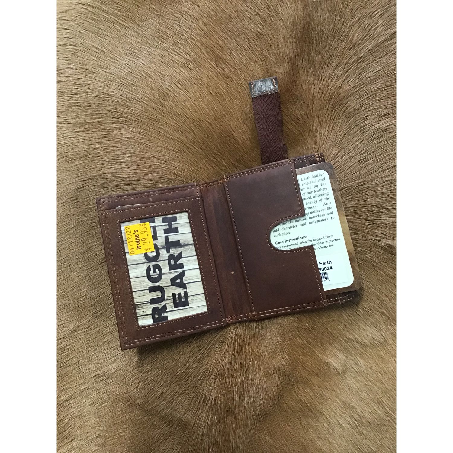 Rugged Earth Leather Wallet - 990024