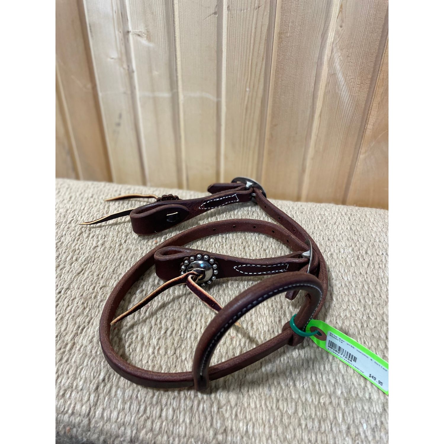 Slip Ear w/SS concho &amp; Dotted Rosette