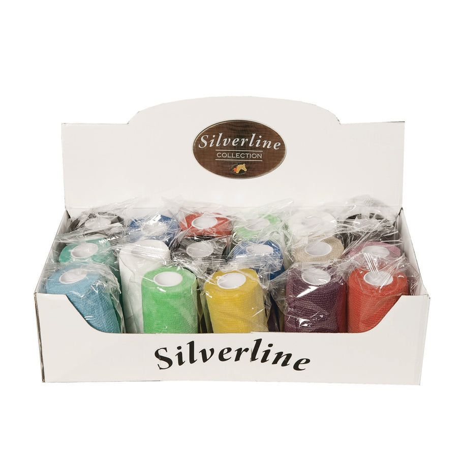 Silverline Cohesive Bandage 18 PK - Assorted Colors