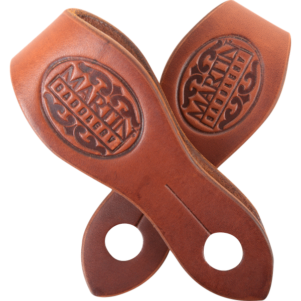 Slobber Straps Chestnut Skirting Medium