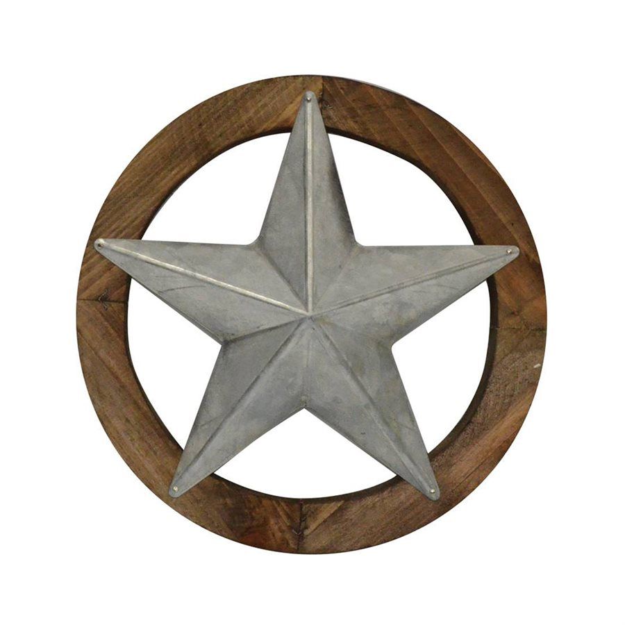 Small Rustic Silver Star