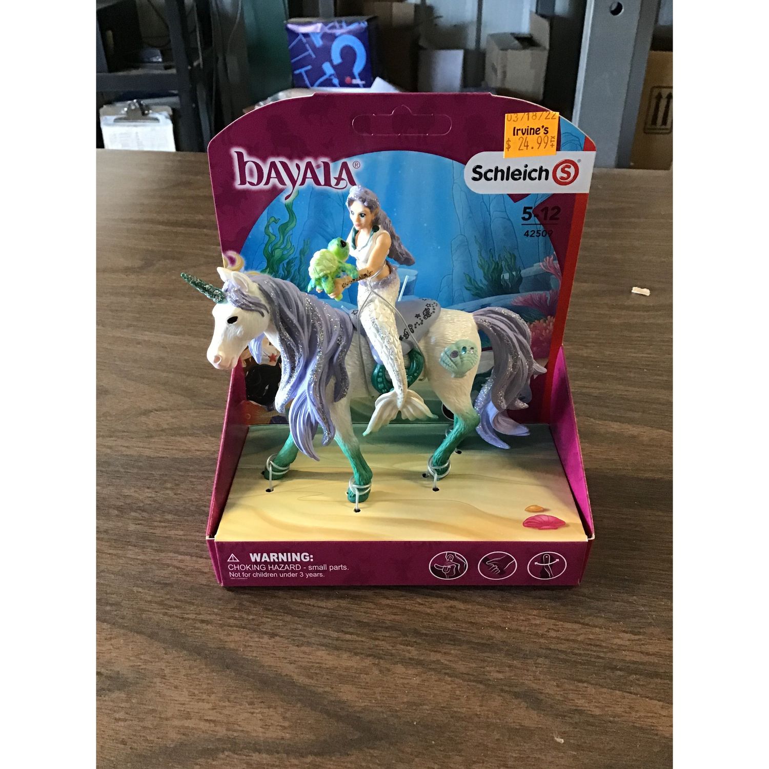 Schleich Mermaid Riding on Sea Unicorn