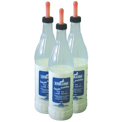 Stallion Lamb Bottle w/ Teat 1L