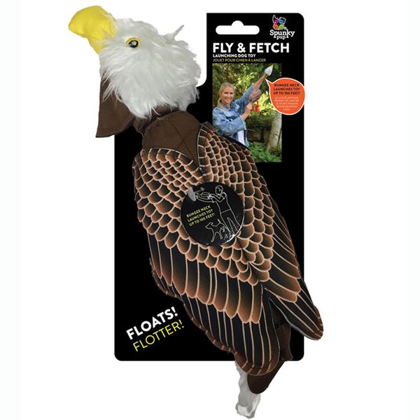 Spunky Pup Fly &amp; Fetch Eagle