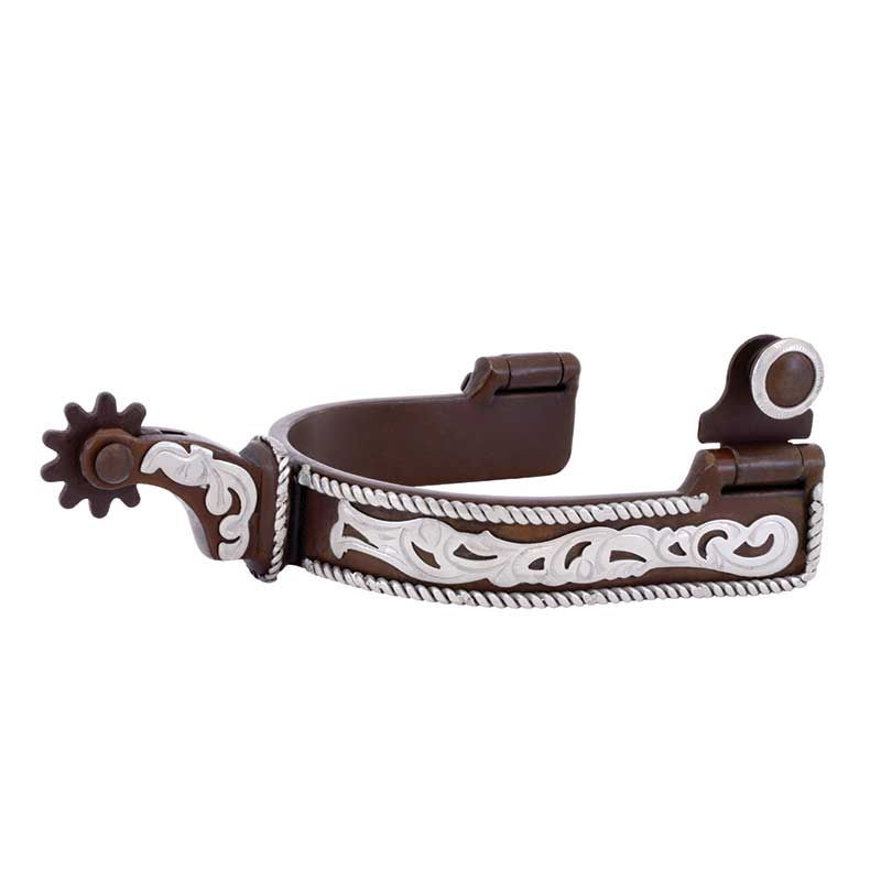 Spur Ant W/Rope Edge &amp; Floral OV