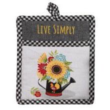 Sunflower Charm Pocket Mitt