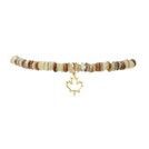 Stone Bracelet - Brown Maple