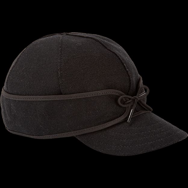 The Original Stormy Kromer Cap Size 7 3/8 Black