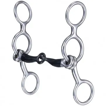 Tough 1 4" Short Shank Jr Cowhorse Snaffle- Miniature
