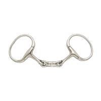 Tough1 3-Piece French Link Eggbutt Snaffle Bit