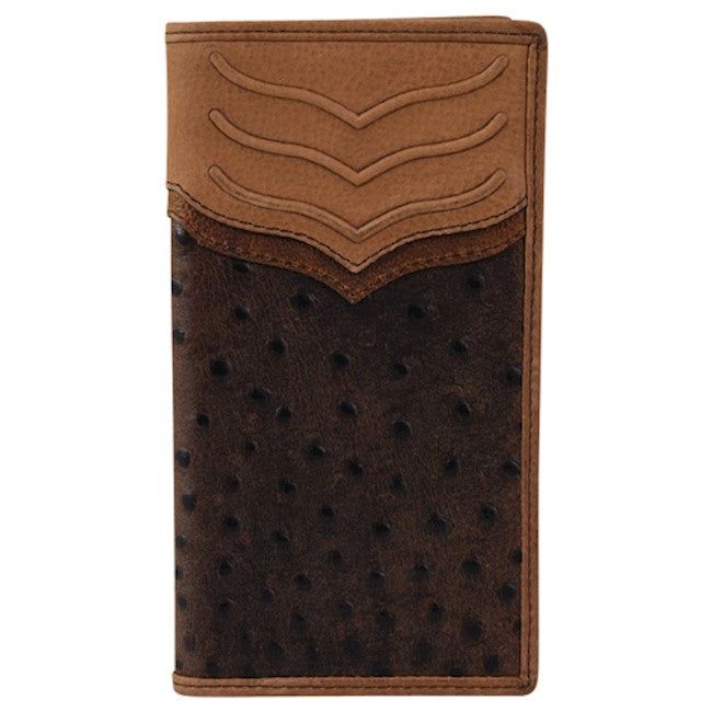 Tony Lama Rodeo Wallet Weathered Ostrich