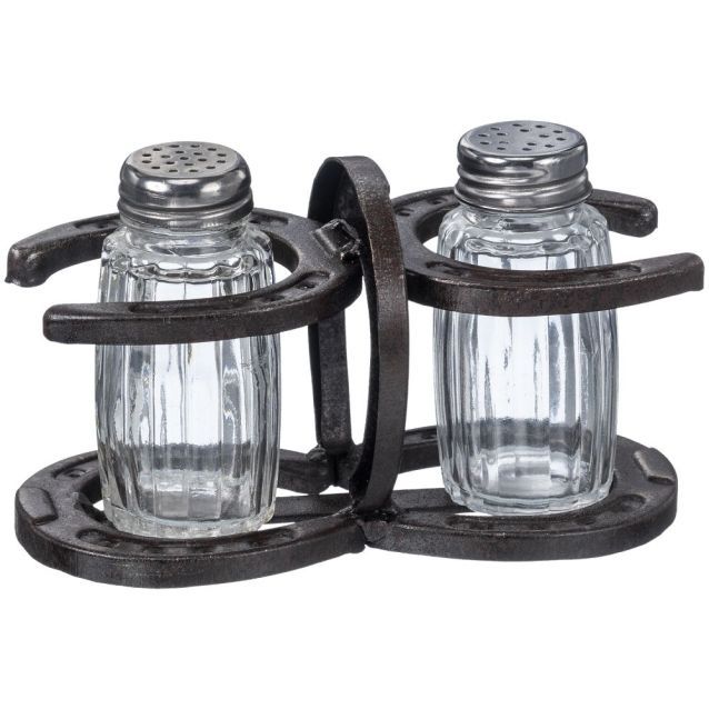 Tough 1 Horseshoe Salt &amp; Pepper Shaker Set
