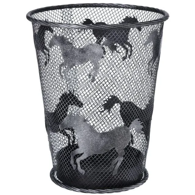 Tough 1 Mesh Wire Horse Wastebasket - 87-1326-141-0