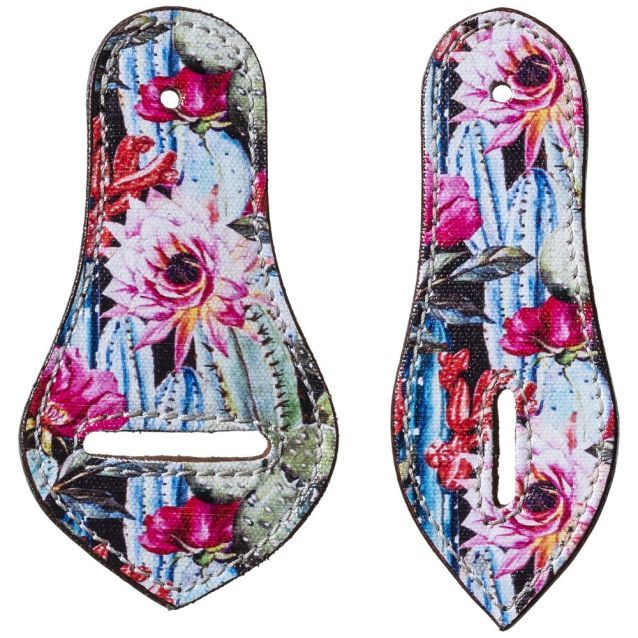 Tough 1 Latigo/Cinch Holders - Cactus Flower