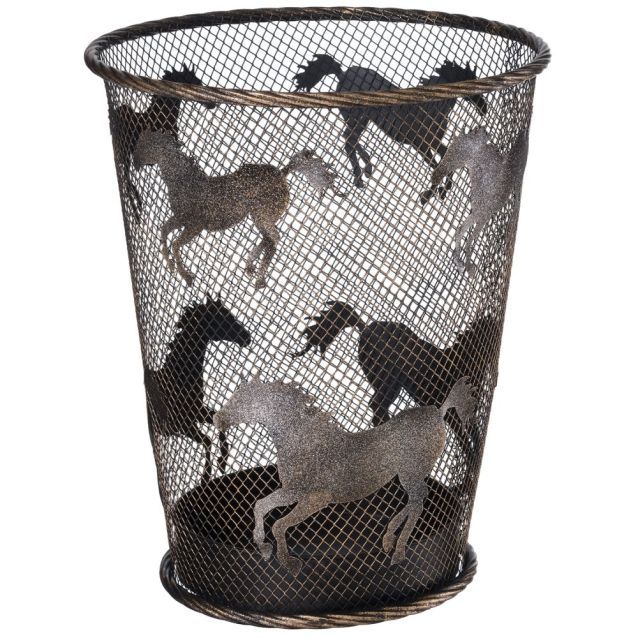 Tough 1 Mesh Wire Horse Wastebasket - 87-1326-250-0