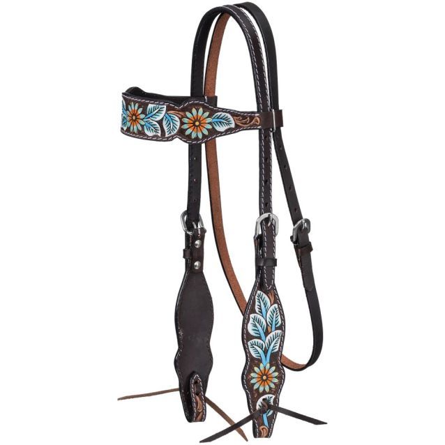 Tough 1 Royal King Vintage Floral Browband Headstall