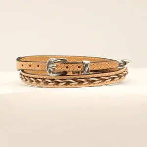 Twister Horse Hair Hat Band - Natural