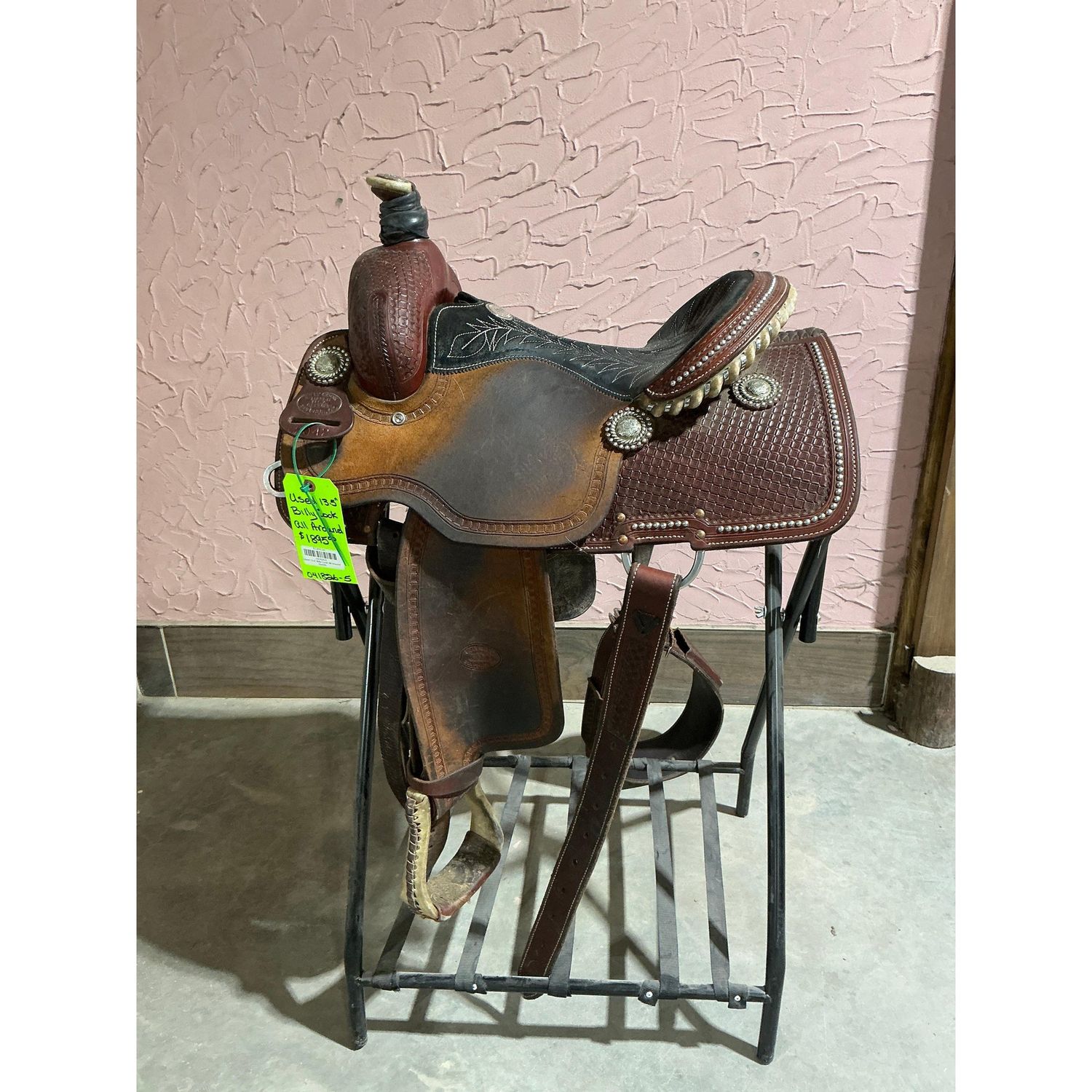 Used 14" Billy Cook Barrel Saddle
