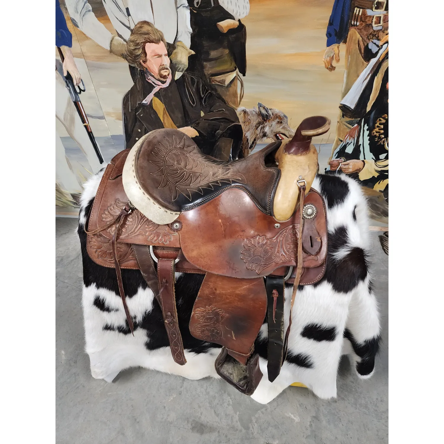 USED 15 Circle Y Roper Saddle