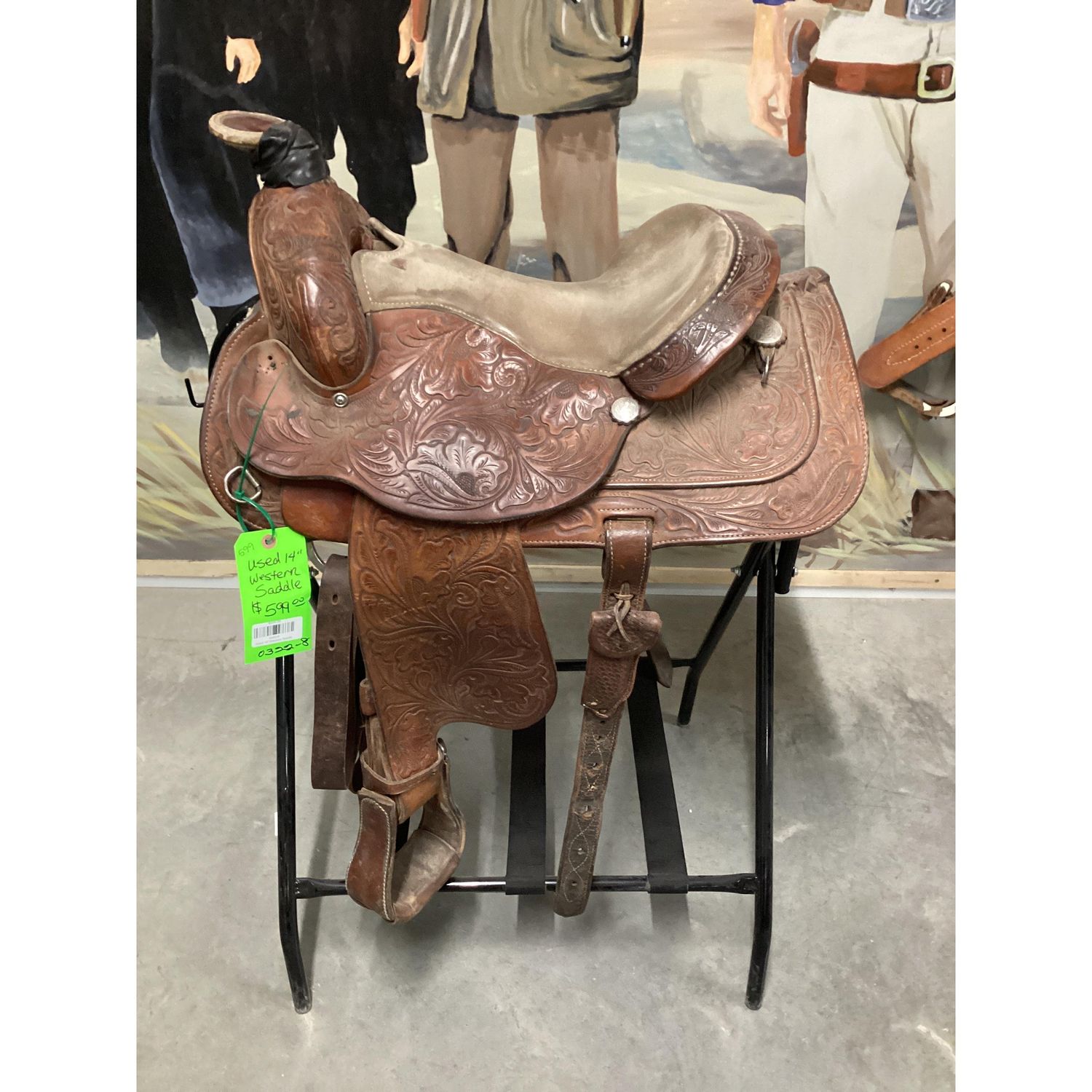 Used 14" Western Saddle-2